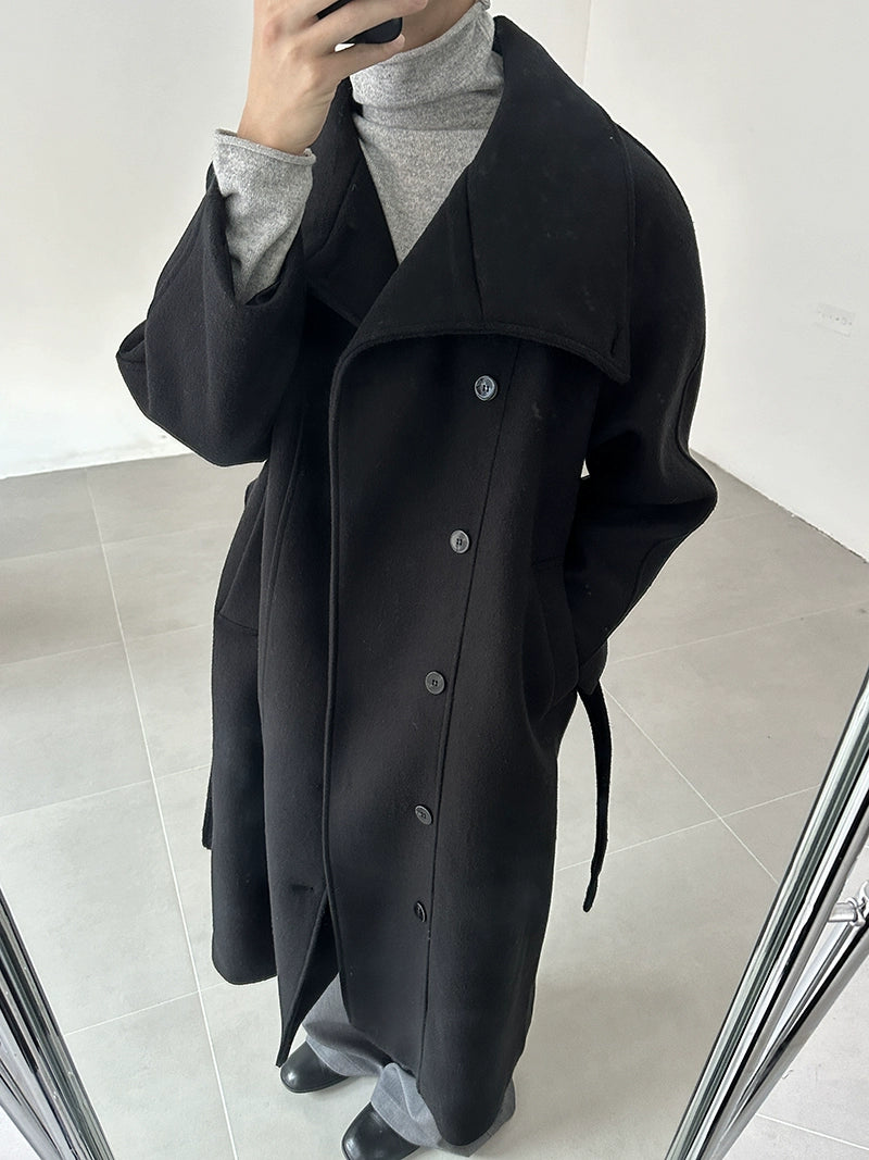 COLN Wool Versatile Lapel Coat
