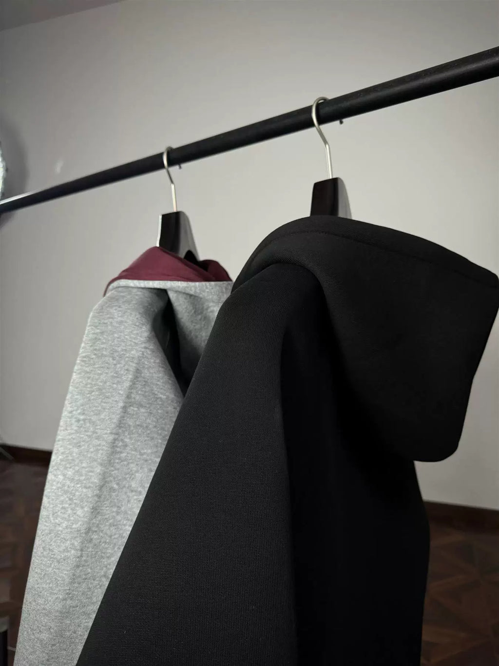 AMBSOM Casual Versatile Zip Hooded Sweater