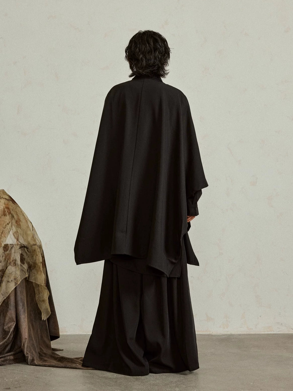 SUNYVONNE Deconstruction Medium and Long-sleeved Shirt Jacket