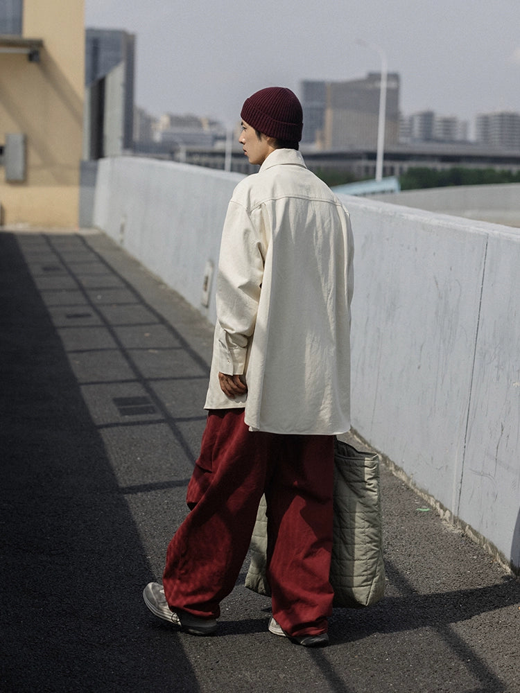 NOEARS Loose Silhouette Straight Overalls