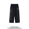 NorthBlock Letter-printed Straight Casual Sweatpants