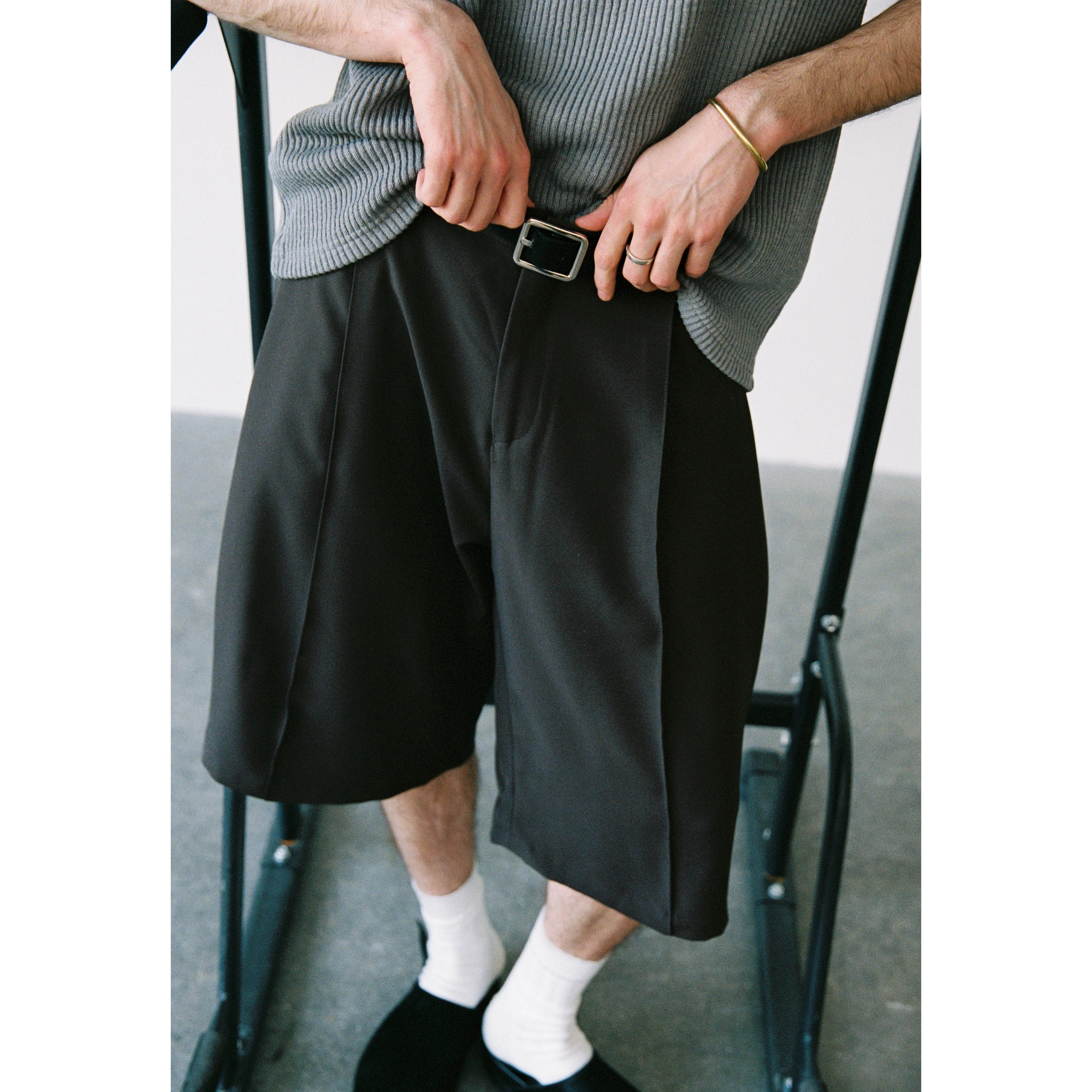 Anniehall Silhouette Functional Trousers Cropped Trousers