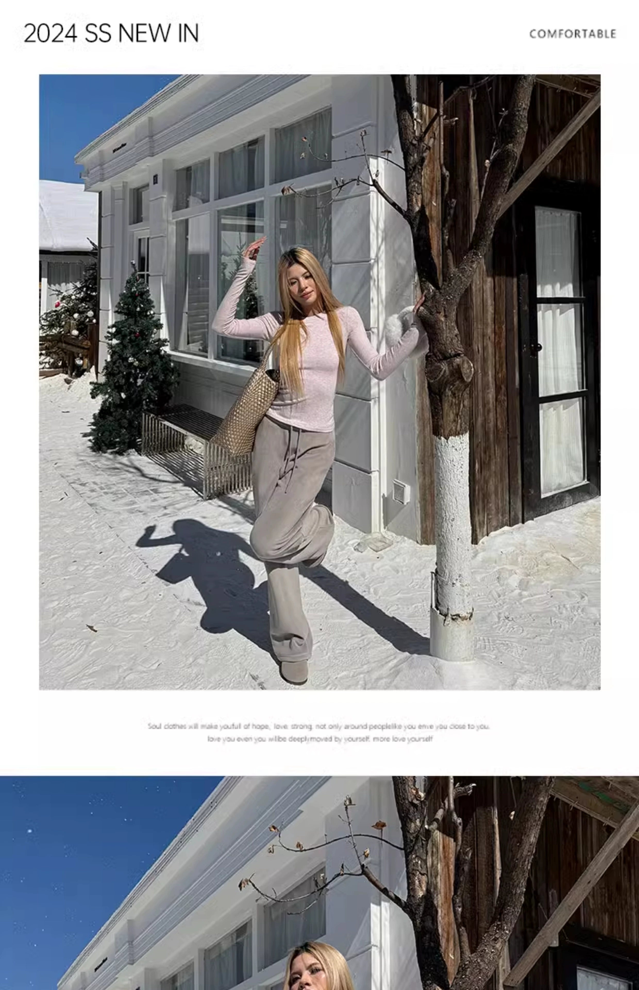 Audwyn Loose Drawstring Versatile Scimitar Sweatpants