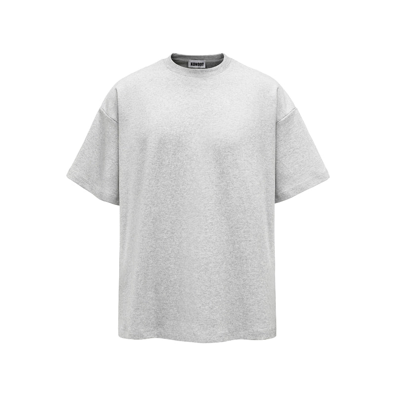 [KONOOT] Neckline Boxy Fit * 280G heavy small neckline Tee