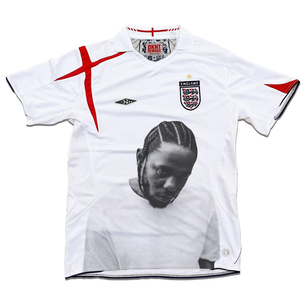 REMAKE Portrait Print Casual Jersey Tee