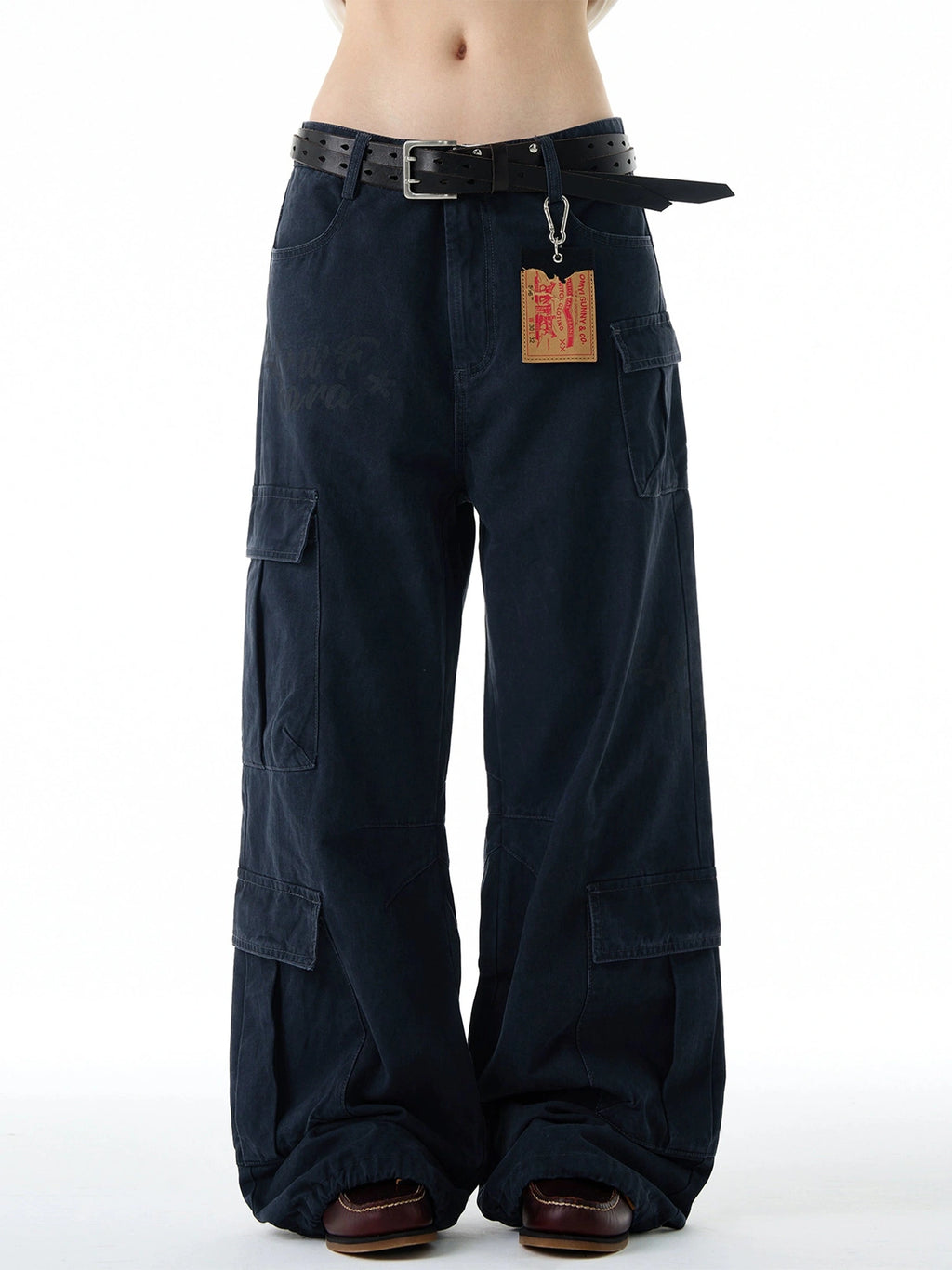 A+WF Vintage Multi-Pocket Toolwear Casual Pants