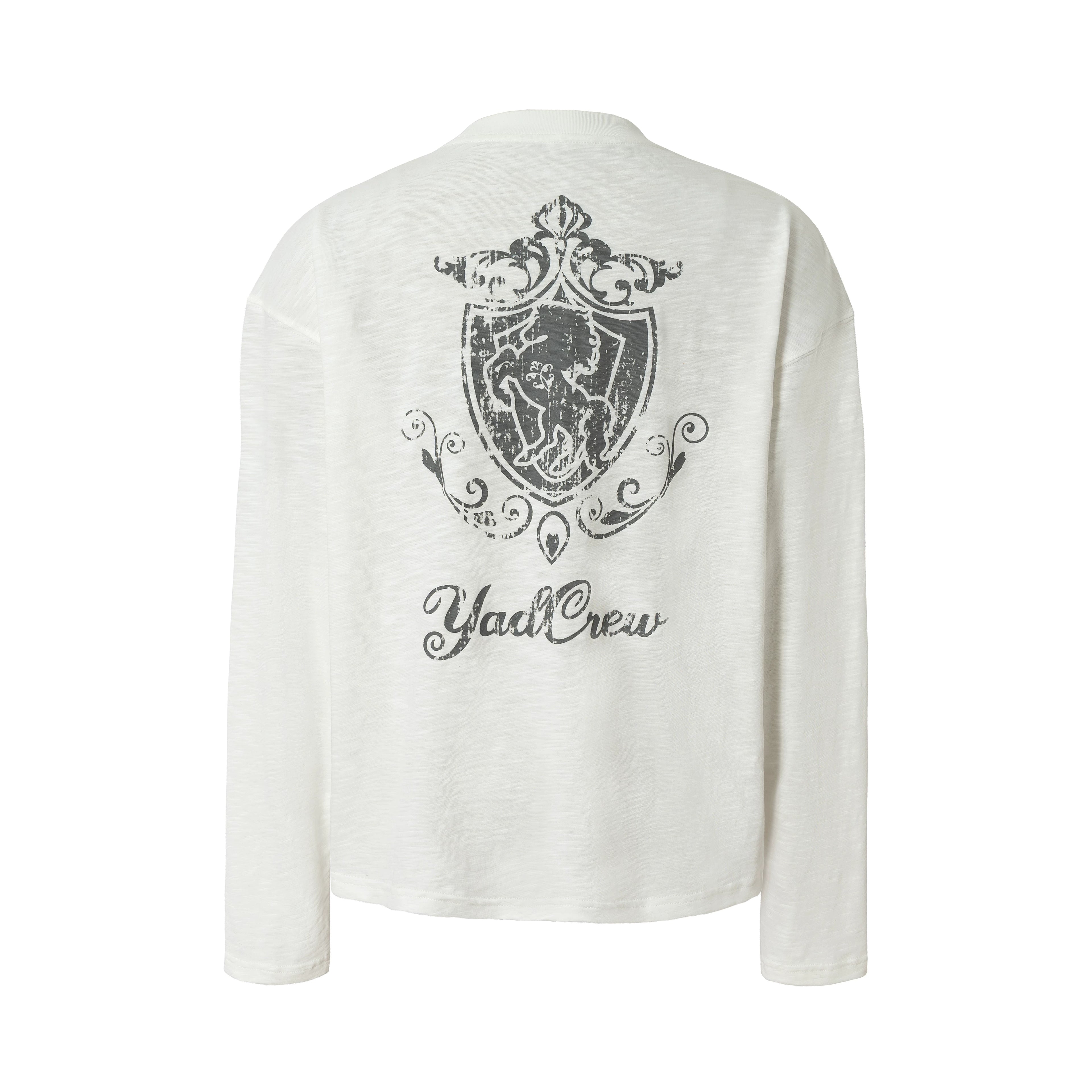 YADcrew retro Year of the Horse long-sleeved T-shirt