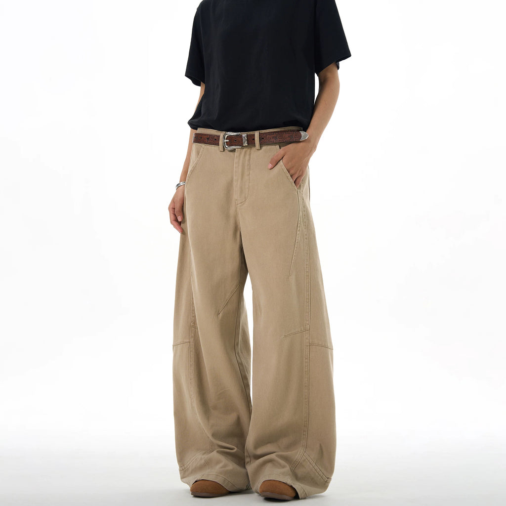 TRUQUEST Vintage Premium Loose Wide Leg Casual Pants