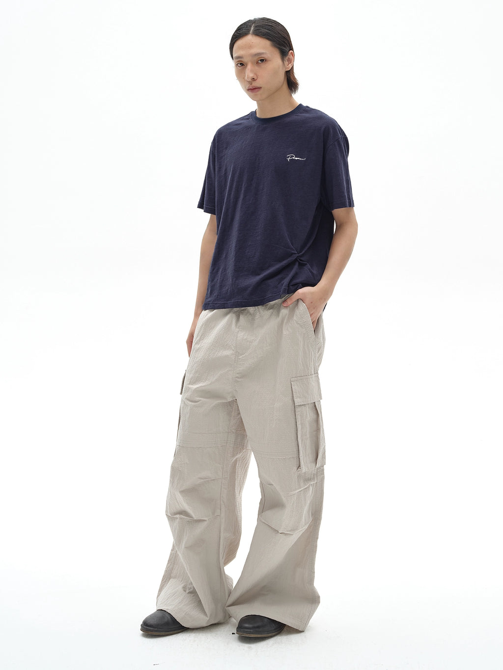 POH Rose Twisted Structure Casual Tee