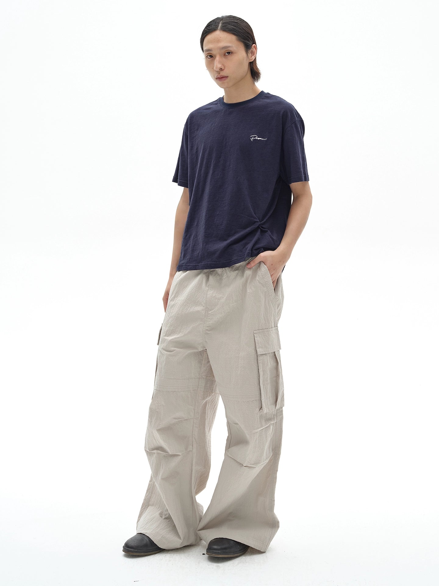 POH Rose Twisted Structure Casual Tee