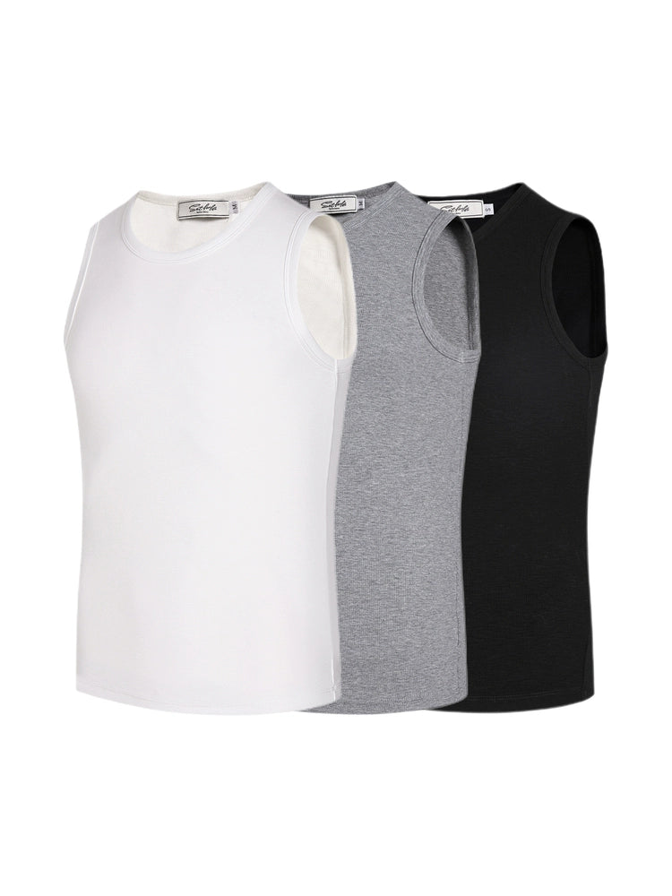 Set for Life Elastic Ribbed Base Bottom Vest