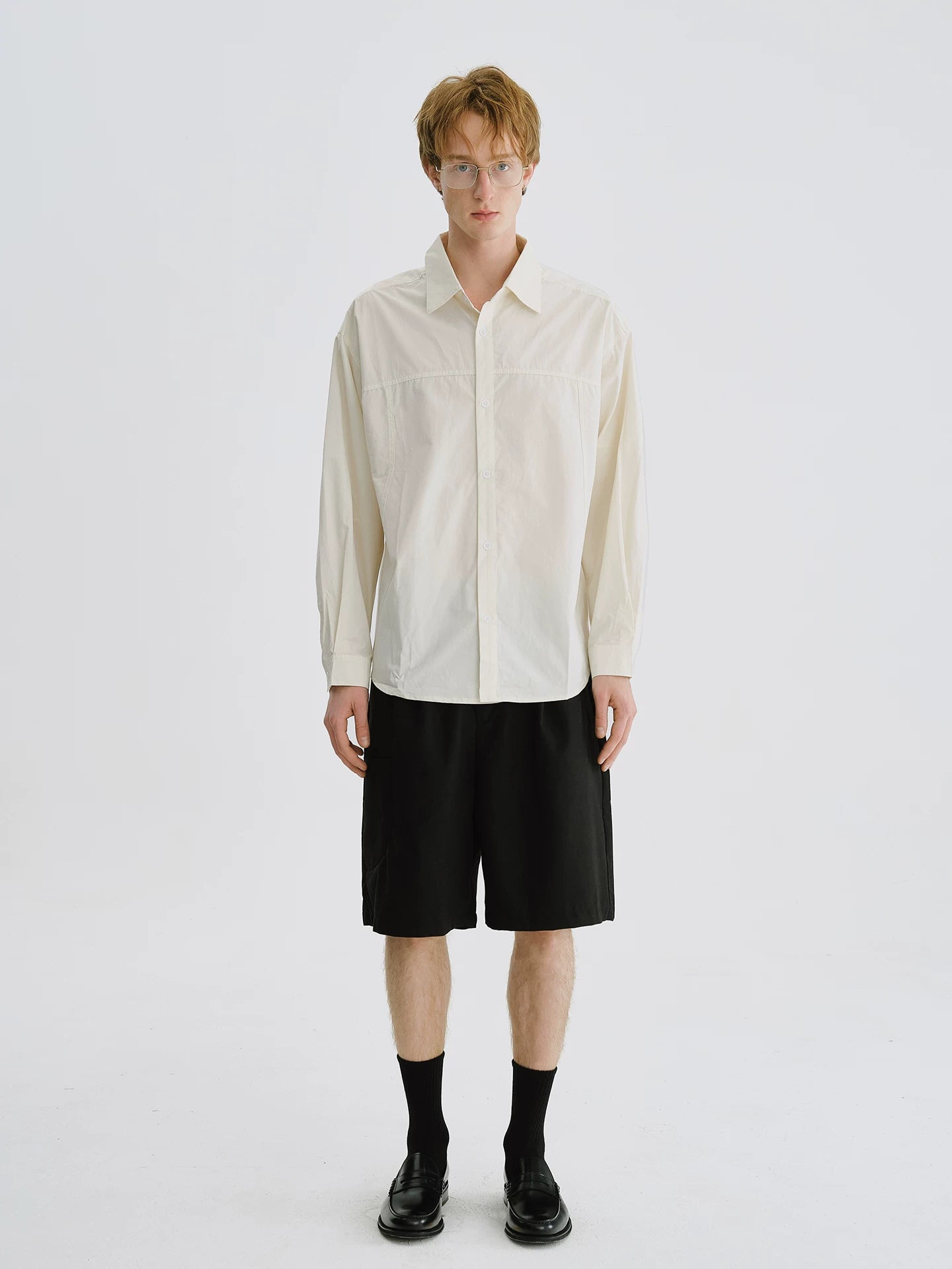 LIVINGTOWN Simple Versatile Lapel Casual Shirt