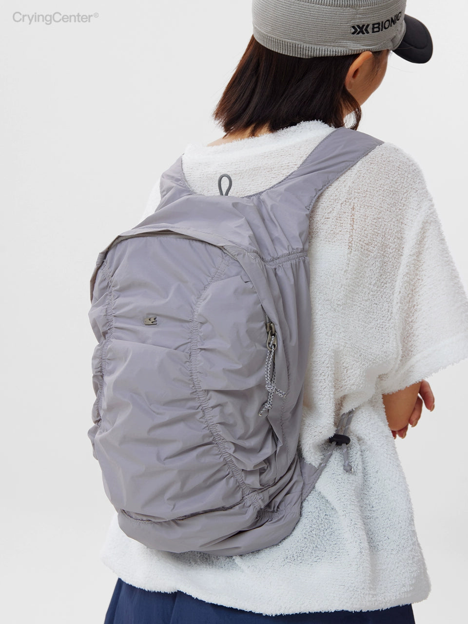 CryingCenter Pleated Shoulder Bag