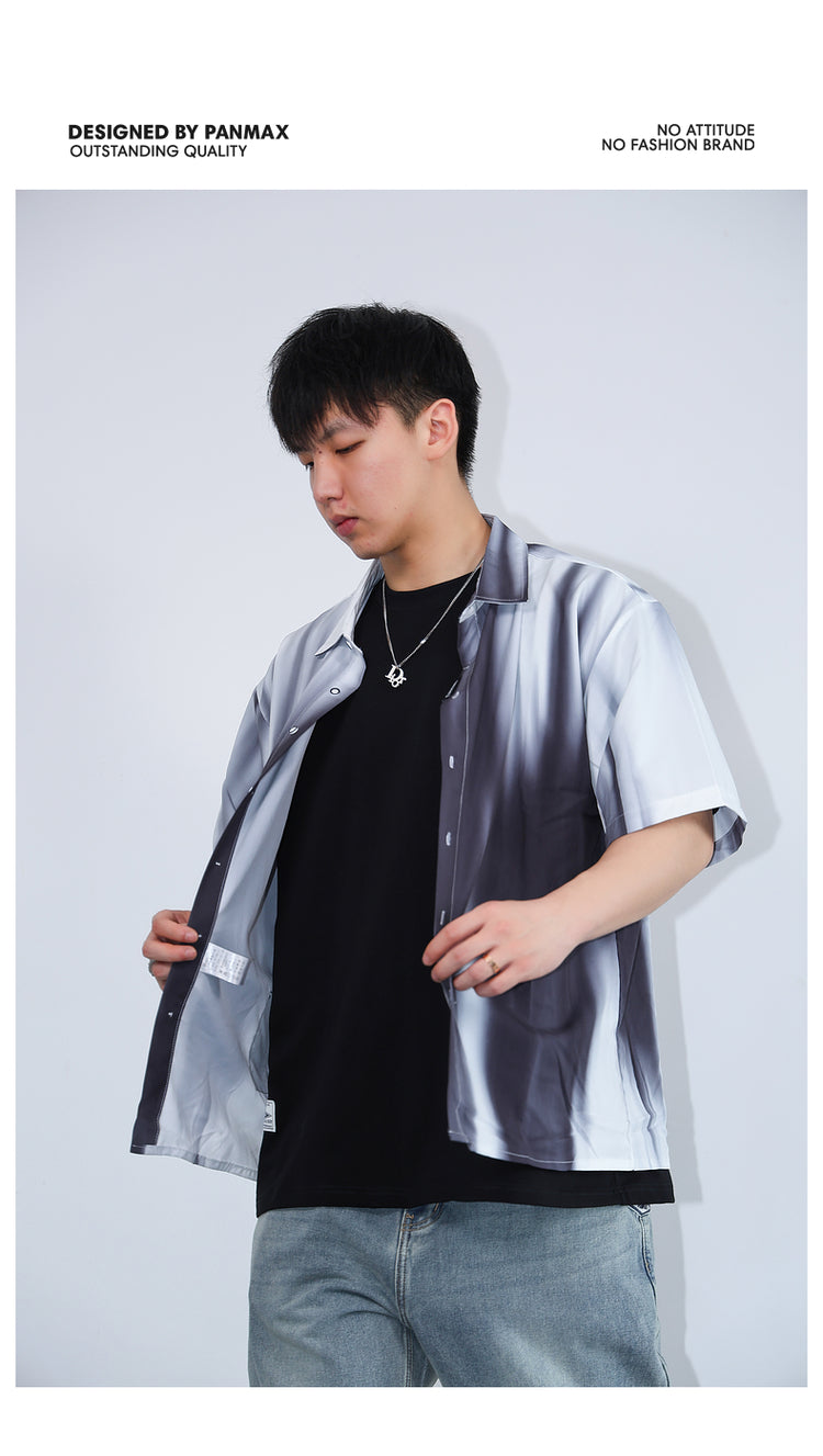 PANMAX Chinese Style Ink Design Guochao Loose Large Size Tee