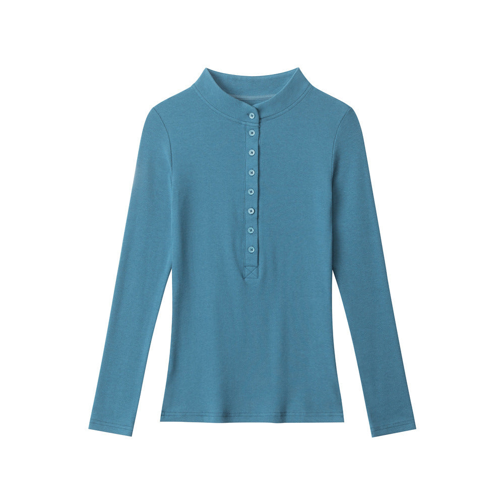 Nariele Henry Collar Slim and Slim Long Sleeves