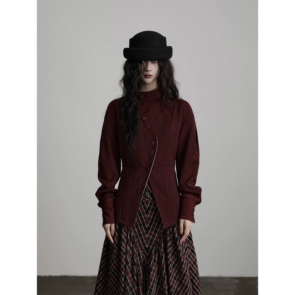INDULGE Slim-fit Waist Suit Short Jacket
