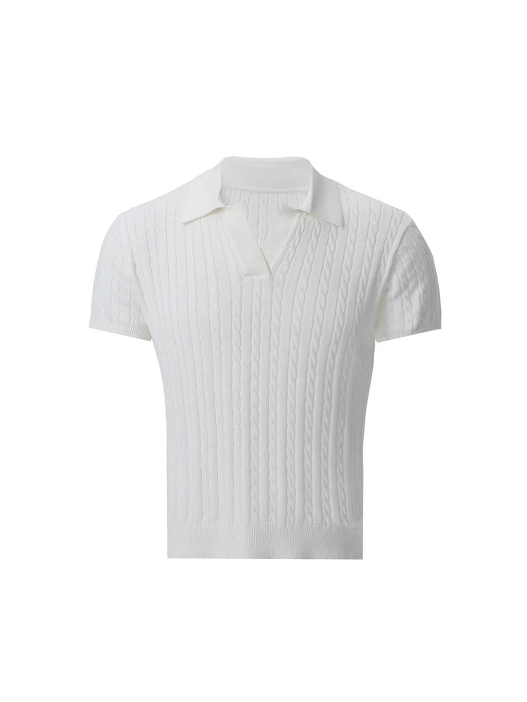 BALITONE Vintage Slim-Fit Knitted Polo Shirt