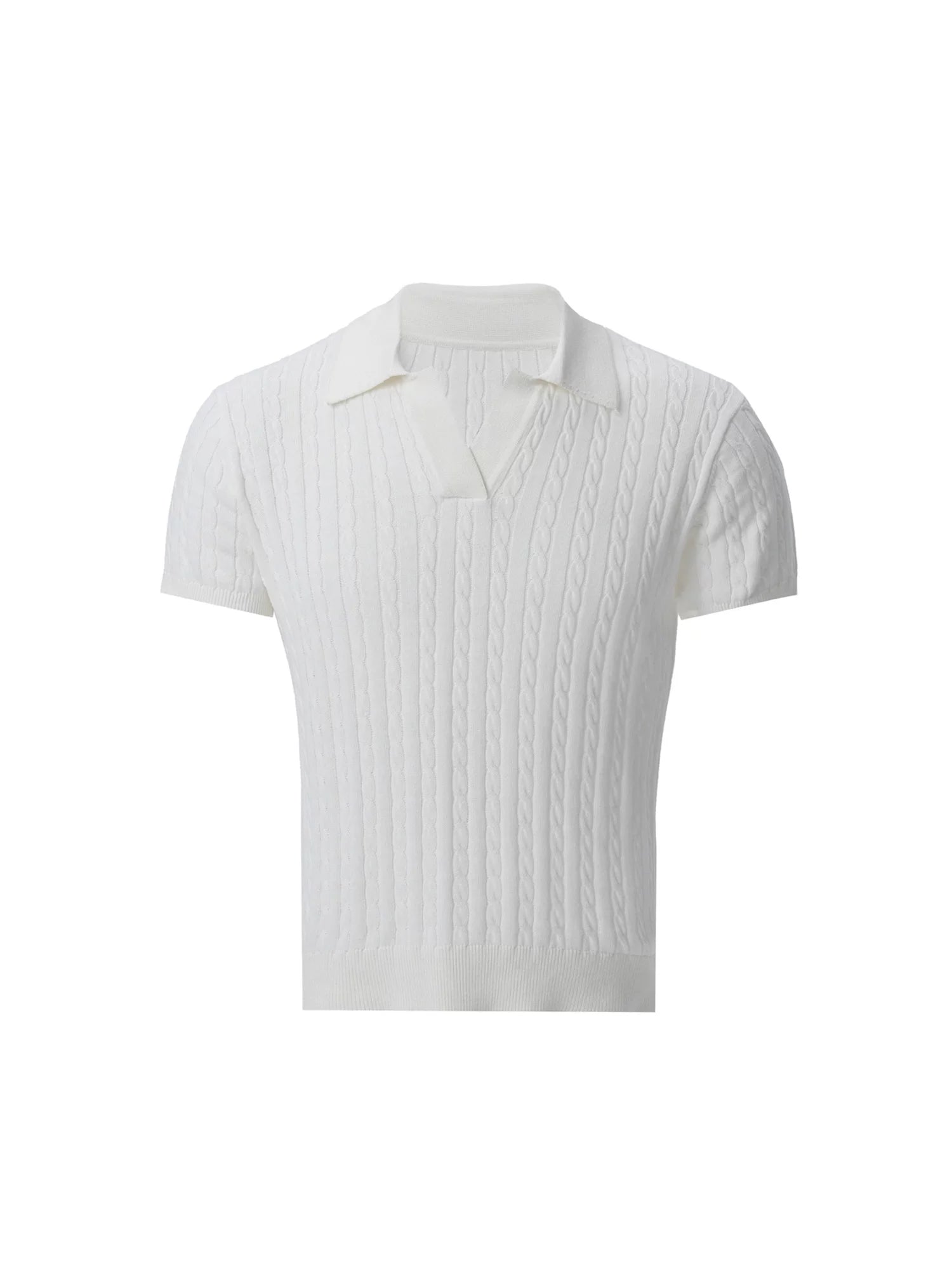 BALITONE Vintage Slim-Fit Knitted Polo Shirt