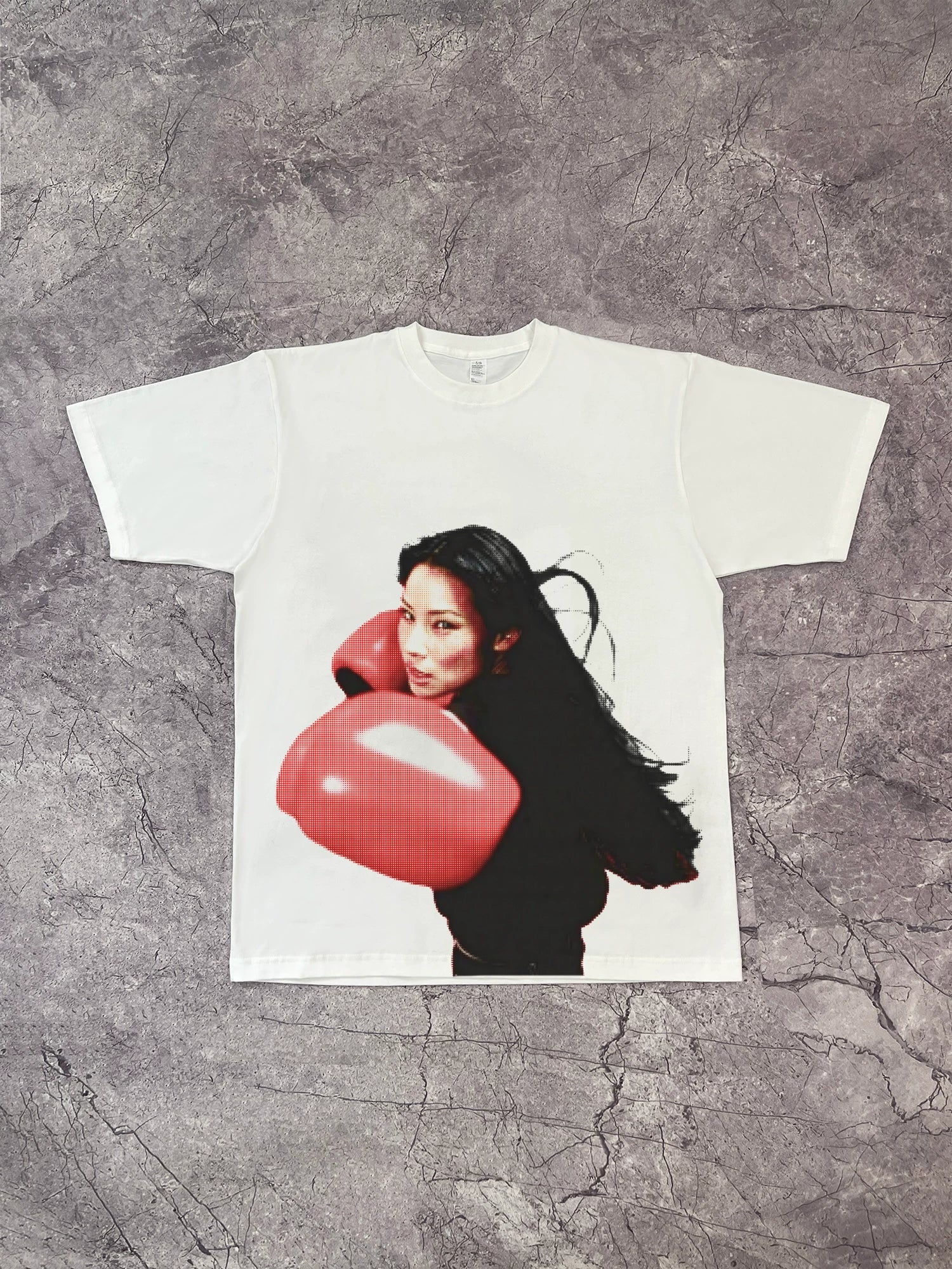 DKNT Character Print Casual Loose Tee