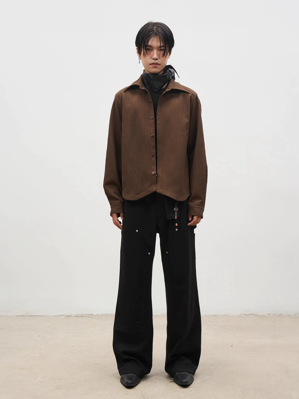 SOUTHFISH Loose Straight Abraded Trousers