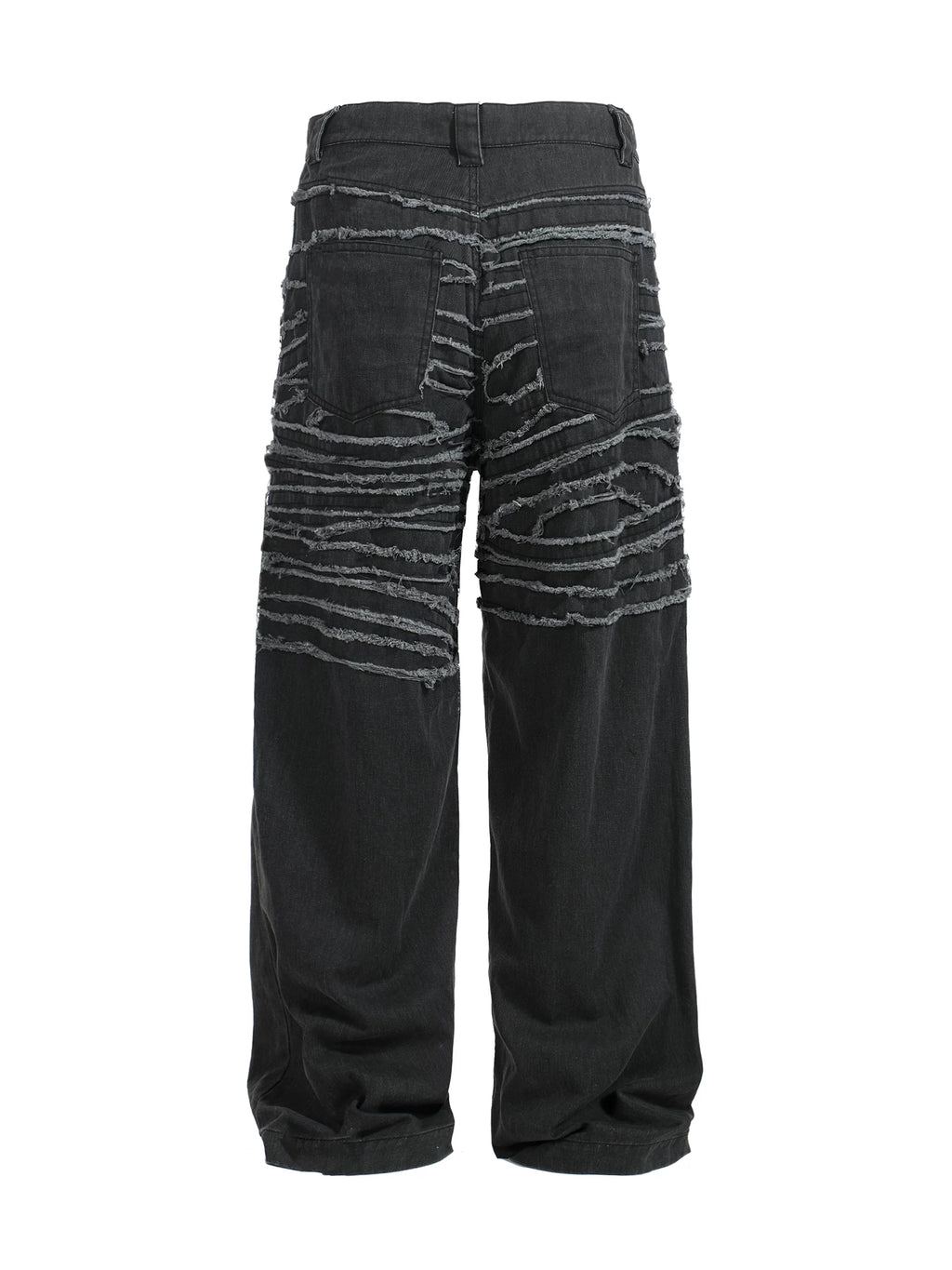 TZ Killer Fringed Old Loose Versatile Jeans