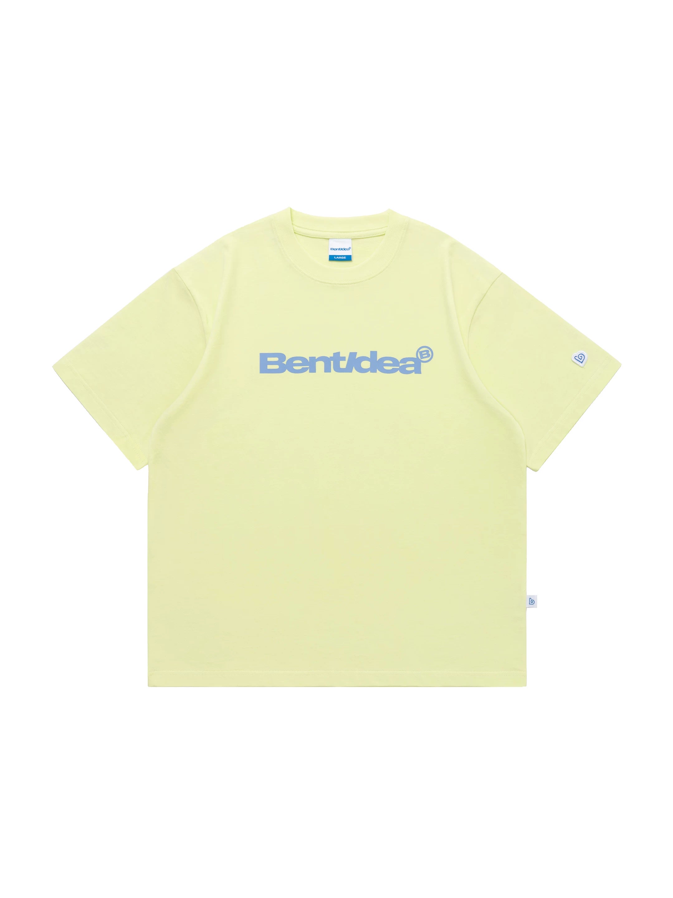 BENT IDEA Letter Print Casual Loose Tee
