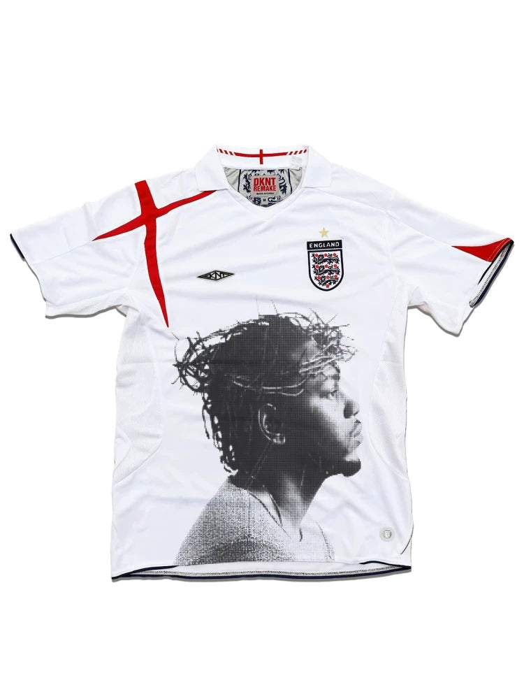 REMAKE Portrait Print Casual Jersey Tee