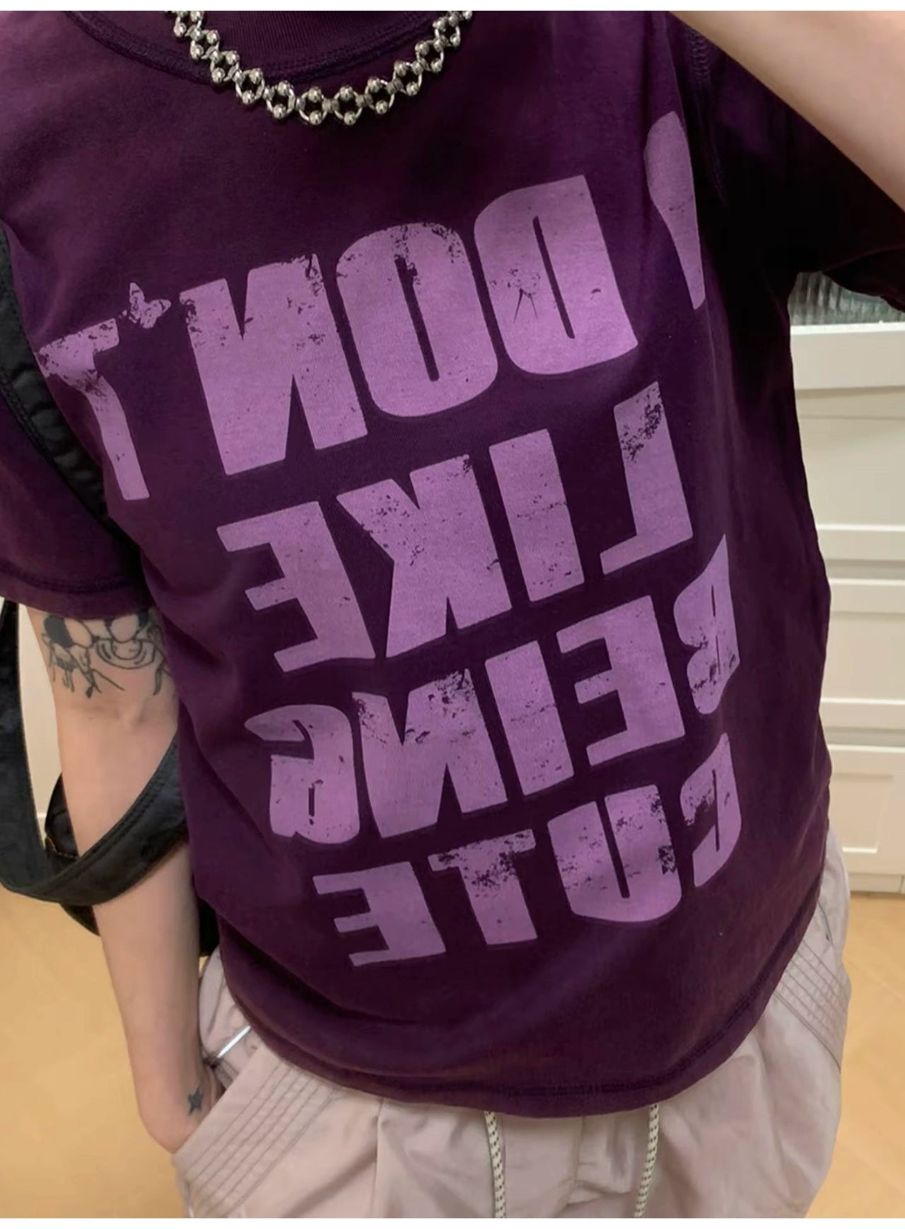 MMBBT Letter Print Short Tee