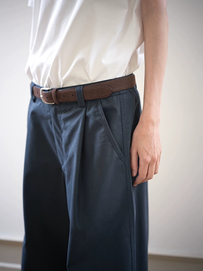 CARPEM Pleated Straight Tooling Slacks