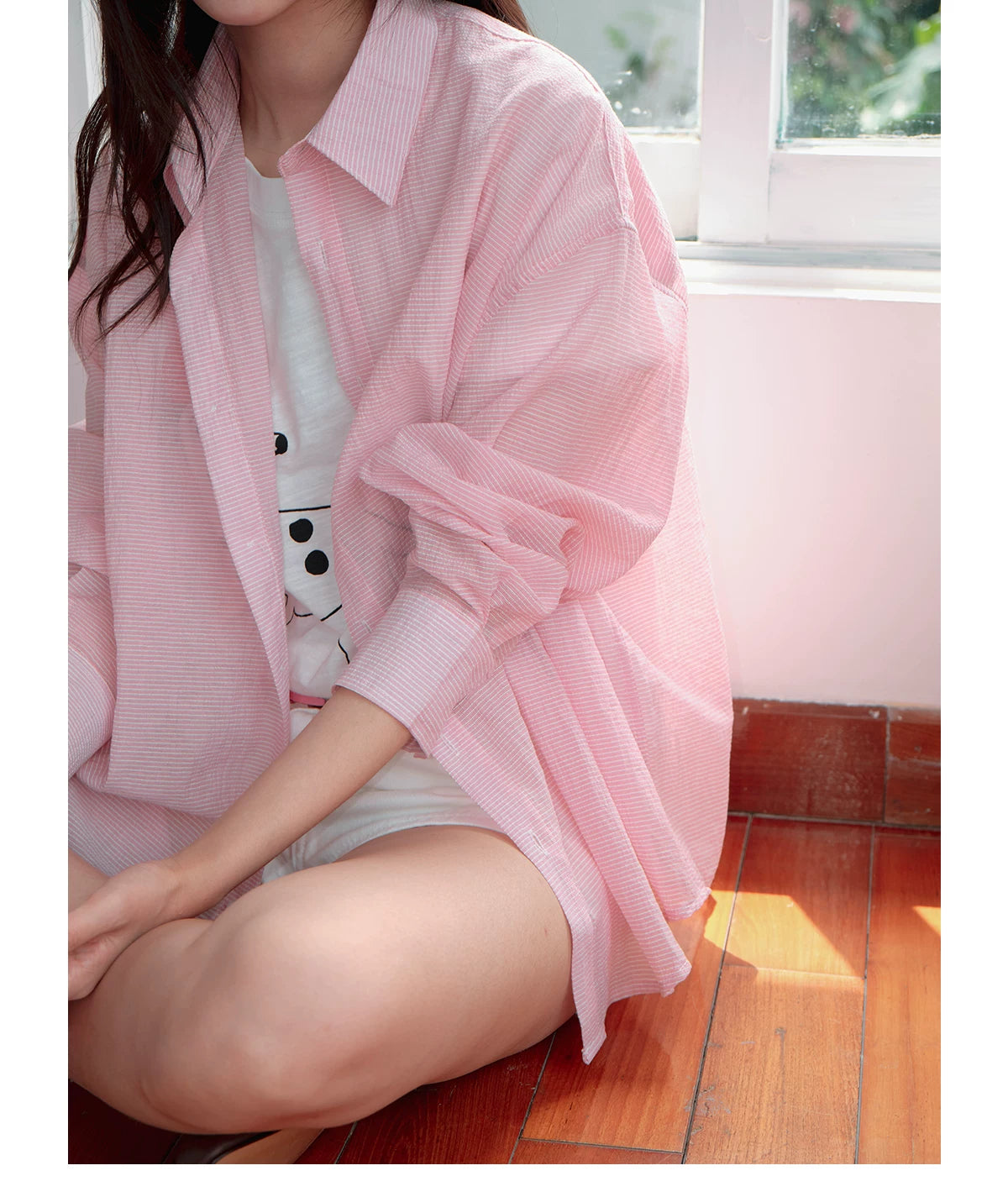FUNKYFUN Light and Loose Sunscreen Blouse Jacket