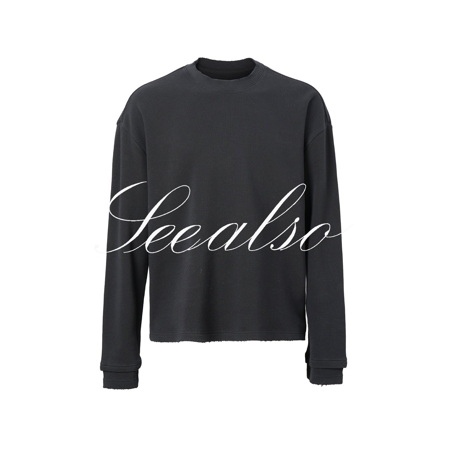 SEE ALSO Waffle Old Money Minimalist Relaxation Warm Versatile Long Sleeve