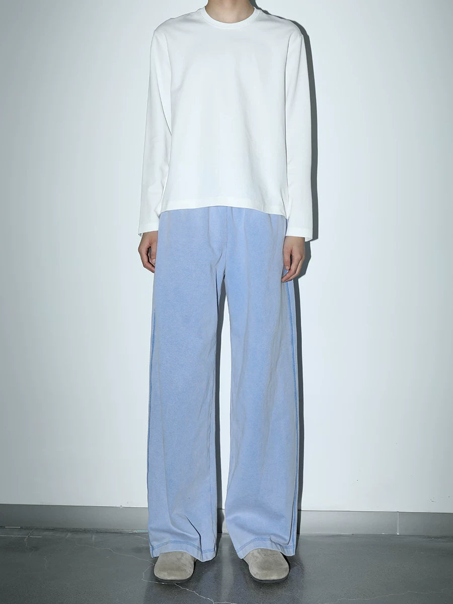 PLUS NO LOGO Retro Wide-leg Casual Sweatpants