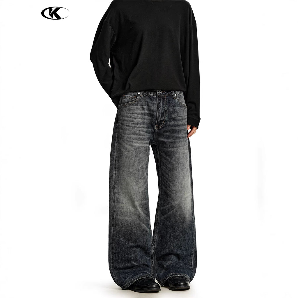 11KN Retro Straight and Micro-mop Jeans