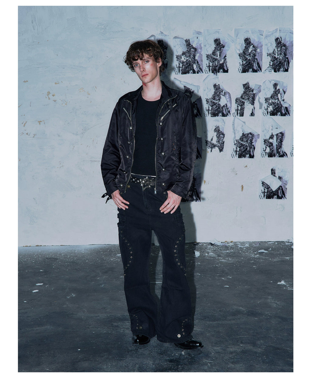 PAIKI Vampire Fencing Buckle Lapel Jacket