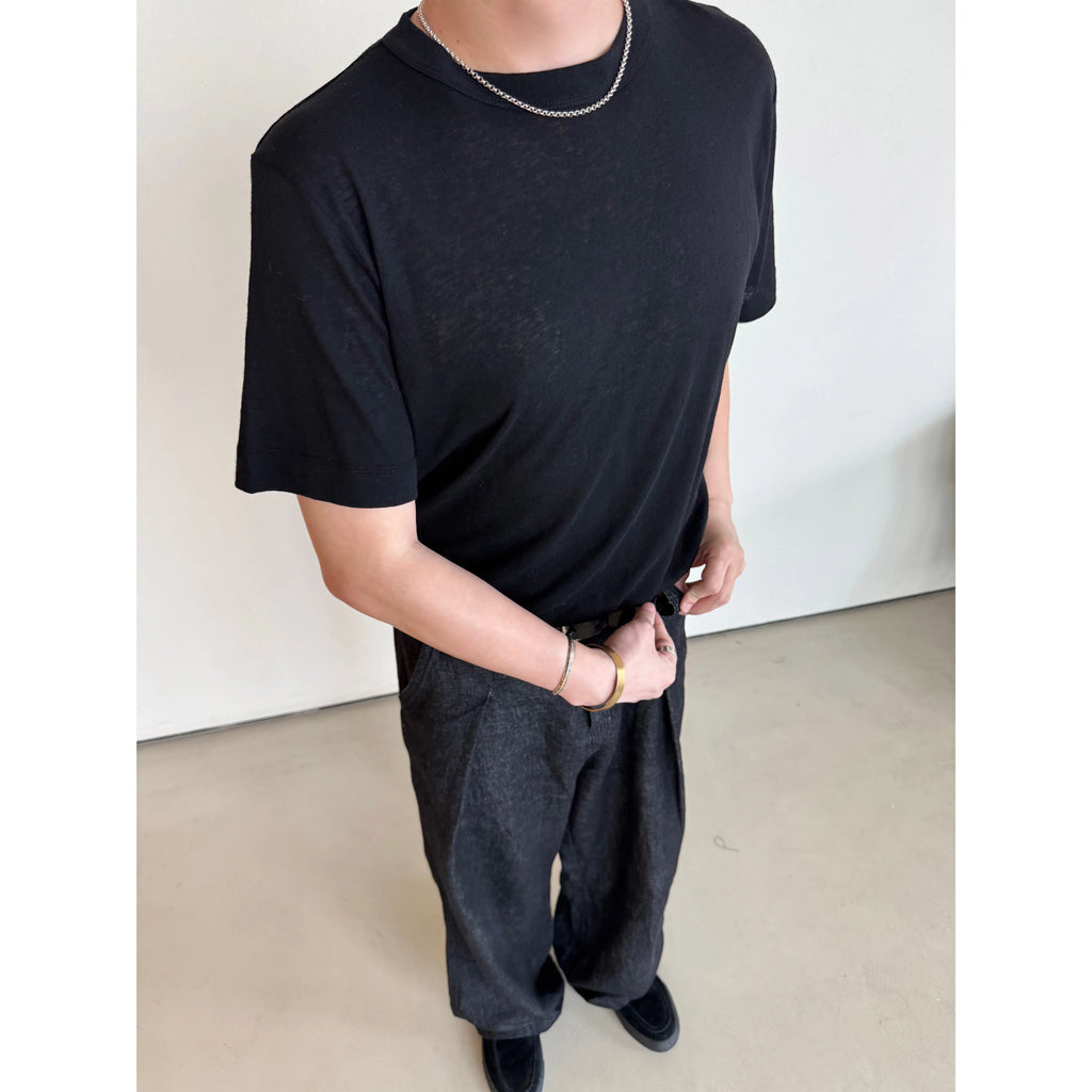 Anniehall Vintage Linen Cotton Feel Light Tee