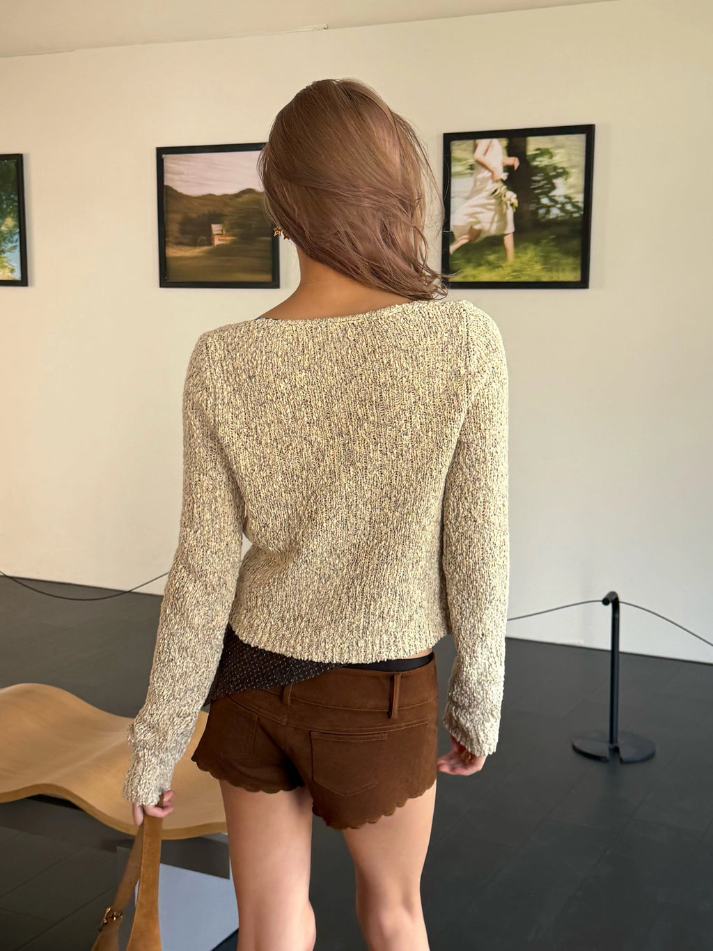 Audwyn Vintage Slim Skinny Knitted Long Sleeves