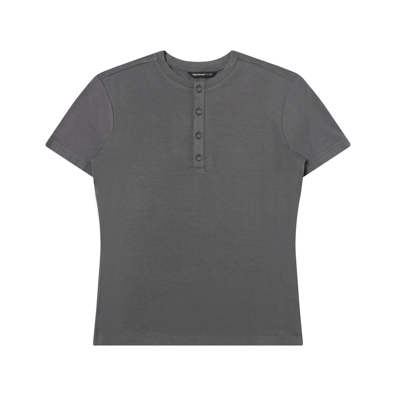 TGNS Henry Collar Shoulder Slim Tee