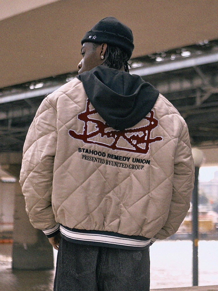 STA X RMD SR Hooded Padded Baseball Jacket