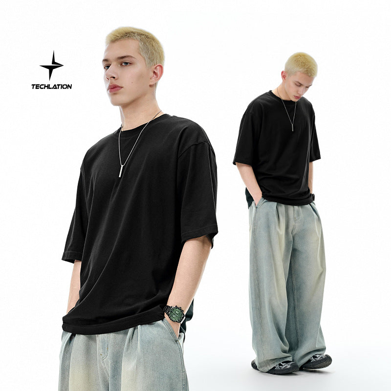 (Clearance) INF VERY COMFY U + Loose Five-quarter Sleeve TTee