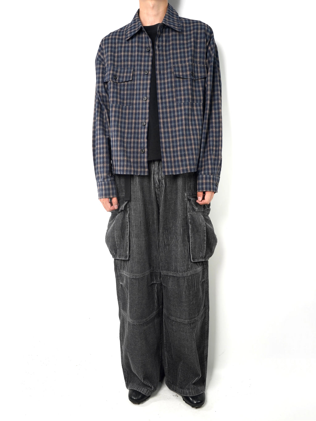 VOWPROGRESS Slack Plaid Shirt