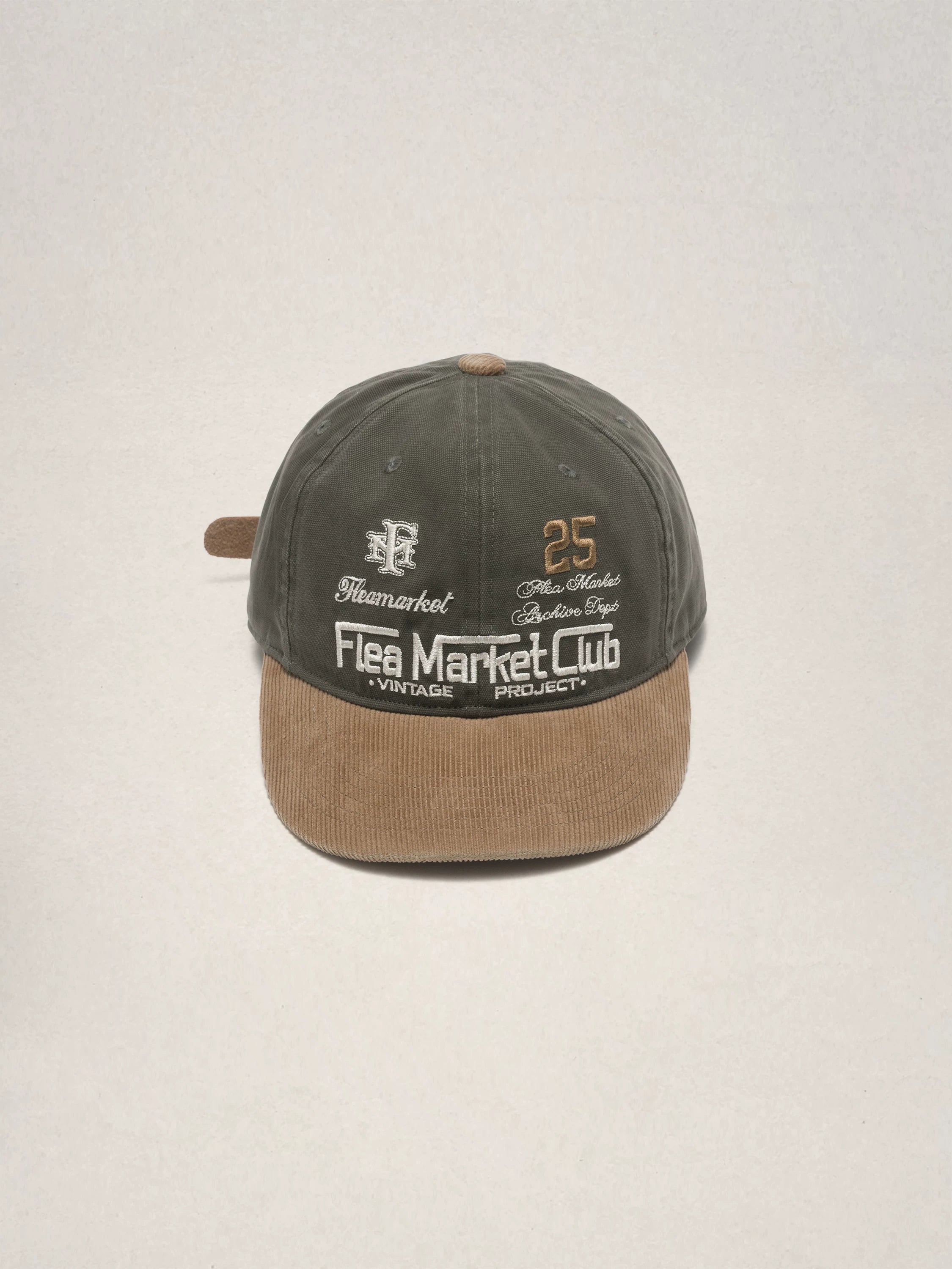 Fleamarket Vintage Color Matching Alphabet Embroidered Casual Baseball Cap