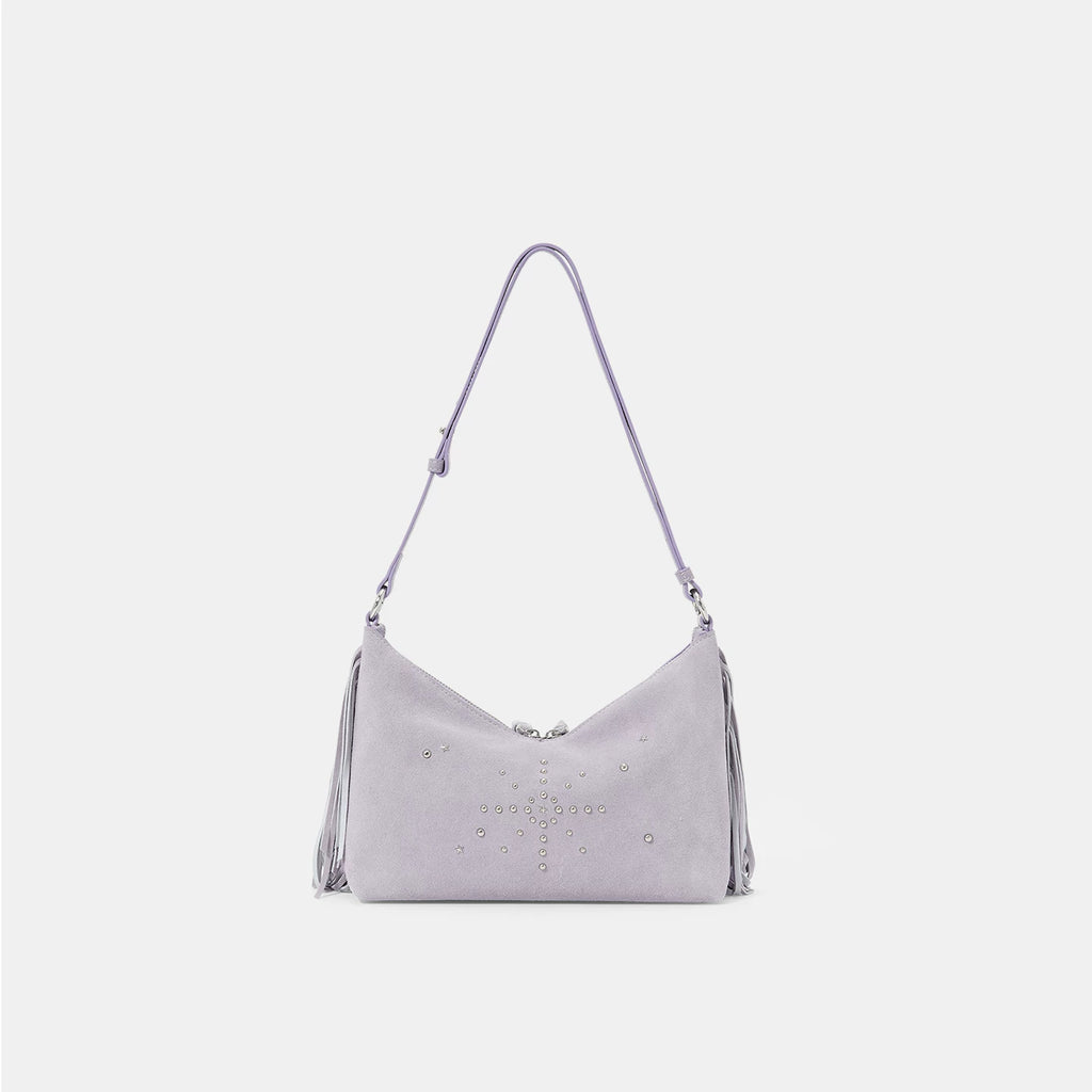 ANGELSKY Suede Fringed Niche Handbag