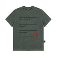 MMBBT Letter Print Front Shoulder Thin Tee