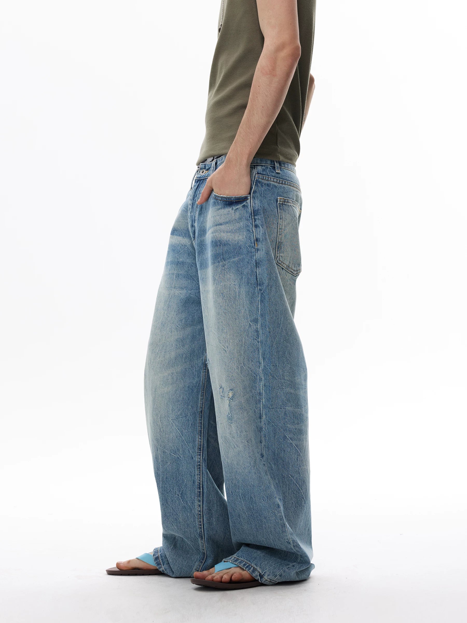 WLNEXT Vintage Premium Ripped Jeans