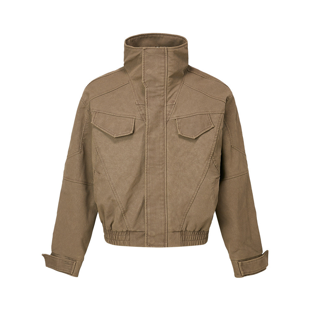 EME Vintage Stand-Up Collar Work Jacket