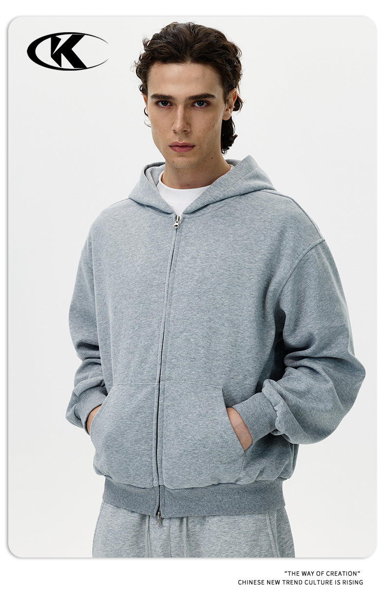 11KN Sports Hooded Loose and Thin Jacket