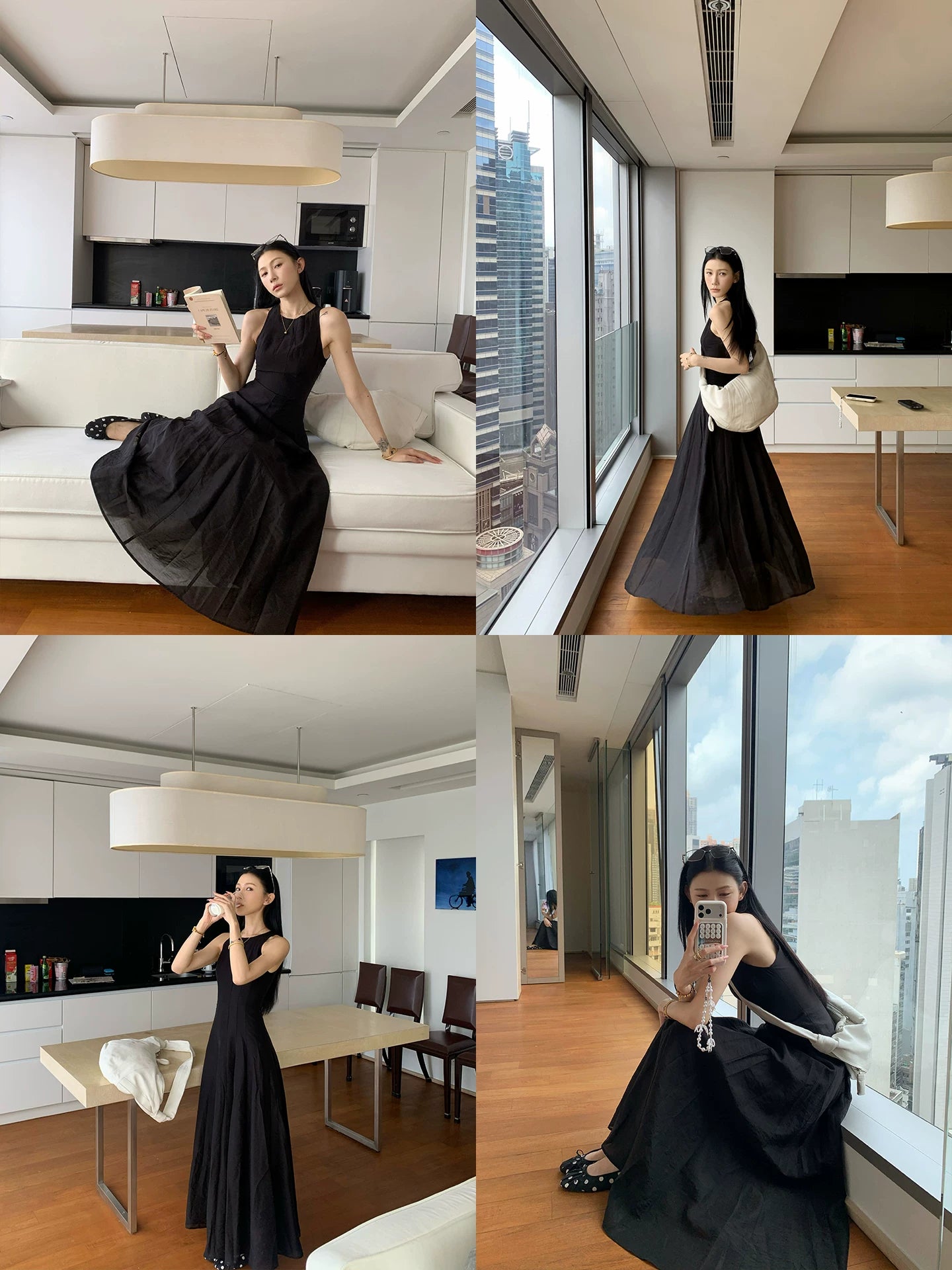 YOUNG KYLIN Waist Beautiful Big Skirt