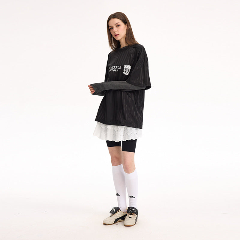 UNF striped retro jersey Tee