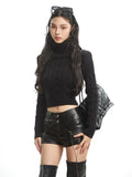 UNCMHISEX Vintage Twist Slim-Fit Sweater