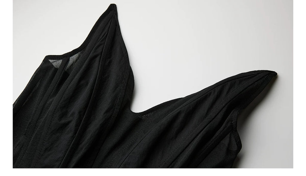 INDULGE Irregular Hem Fishbone Bra